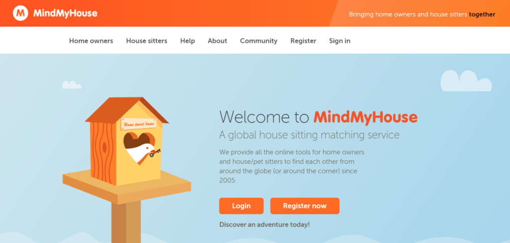 Homepage Homesitting mindmyhouse